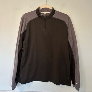 Kuhl Black & Fray Technikore Quarter Zip Pull Over Sweater Size Large Men’s